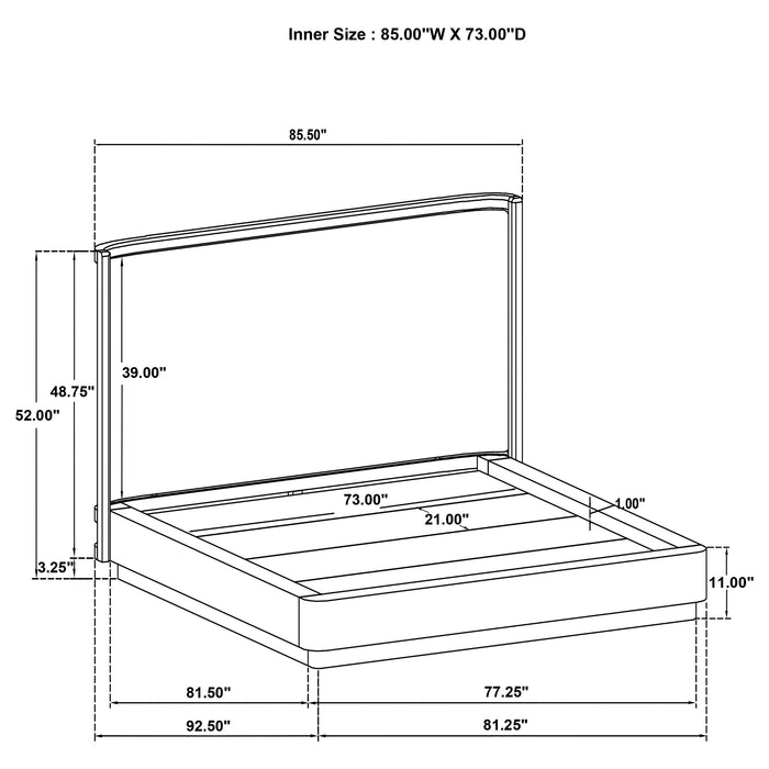 Kailani 4 & 5 Pc Bedroom Set E.King, Cal.King & Queen