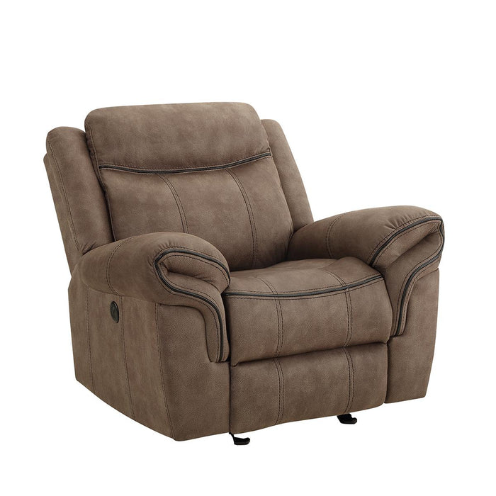 New Classic Furniture Harley Glider Recliner in Light Brown