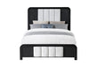Beckett White/Black Bed