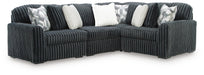 Midnight-Madness Sectional - Gunmetal