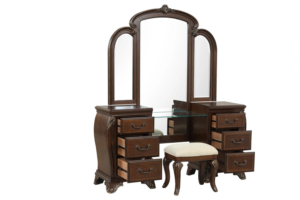 MONTECITO VANITY TABLE - CHERRY