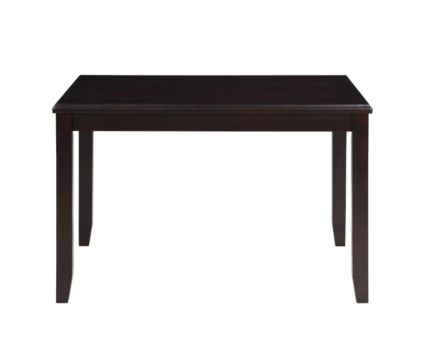 GIA 5PC 48" RECT. DINING TABLE & 4 CHAIRS-EBONY