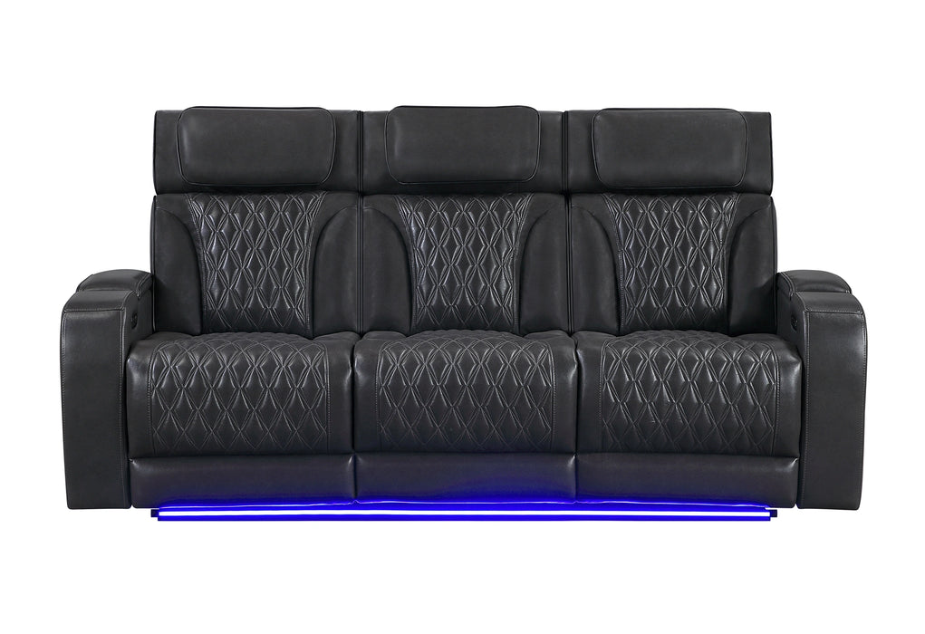 U8611 Blanche Power Reclining Sofa with PHR and LED