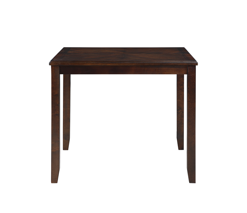 GIA 5PC 42" SQUARE COUNTER TABLE & 4 CHAIRS-CHERRY