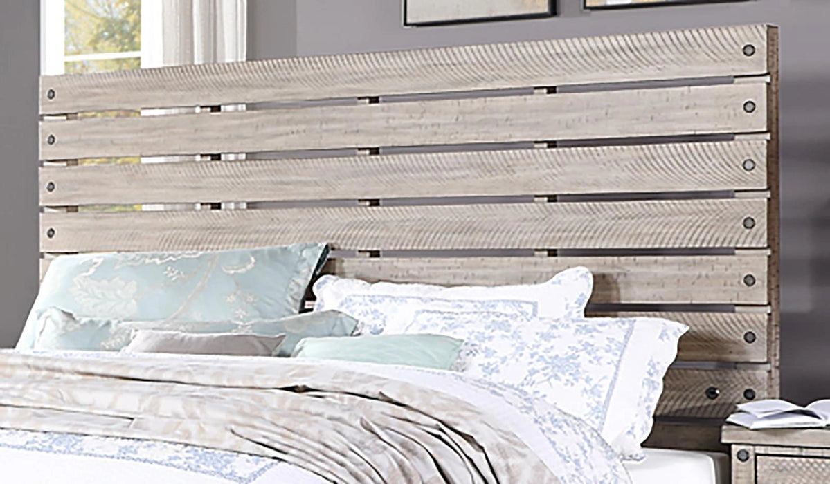 New Classic Furniture Marwick King Panel Bed in Sand