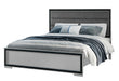 Amelia Grey/Black Bed, Dresser, Mirror and Nightstand