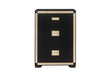 Blake Black/Gold Chest