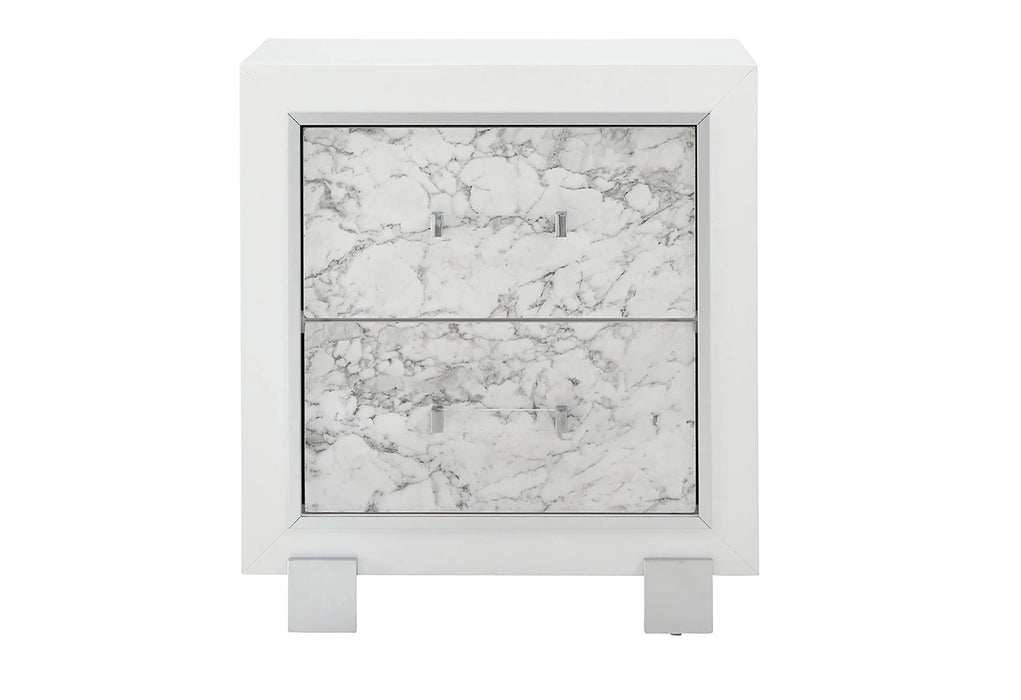 Santorini White Nightstand
