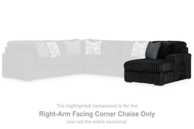 Midnight-Madness Sectional Sofa with Chaise