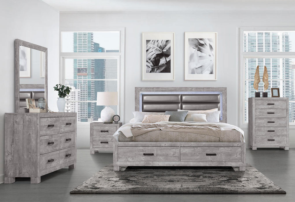 NOLAN GREY QUEEN BED GROUP