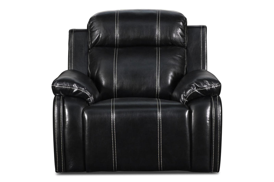 New Classic Fusion Swivel Glider Recliner with Power Foot Rest in Ebony