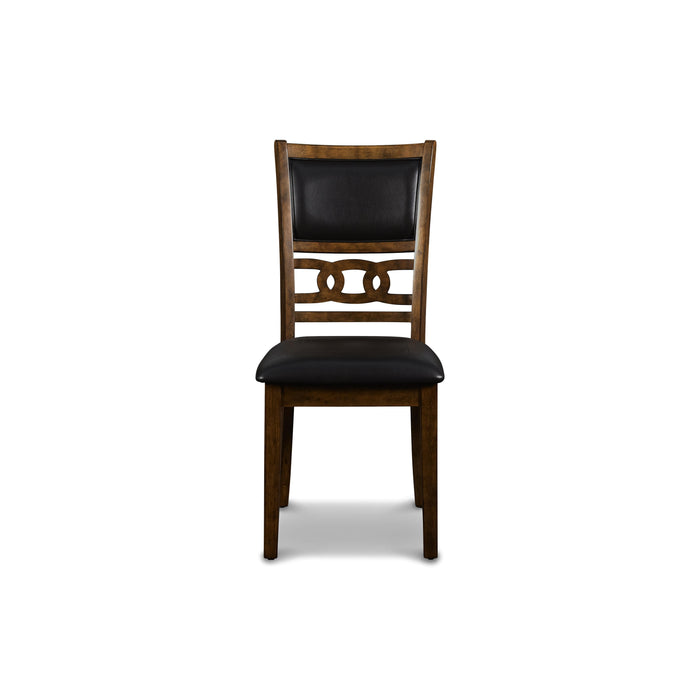 GIA 42" DINING DROP LEAF TABLE W/2 CHAIRS-BROWN