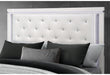 Alina White Bed Group with LED