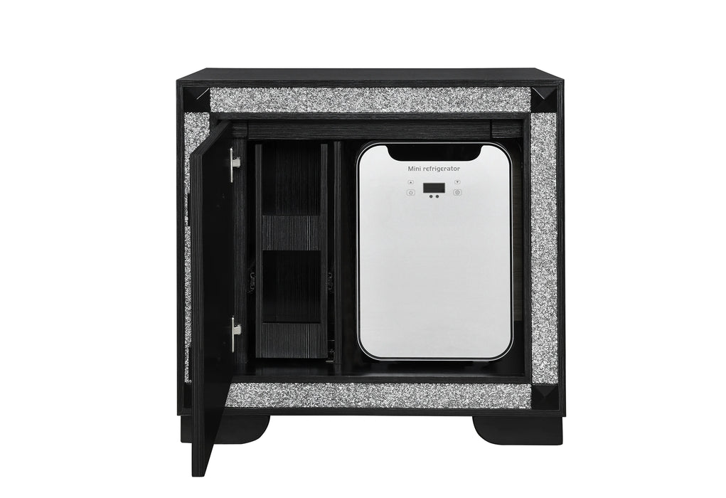 Soleil Nightstand with Cooler and Speaker
