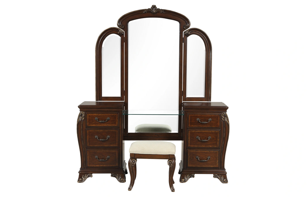 MONTECITO VANITY TABLE - CHERRY