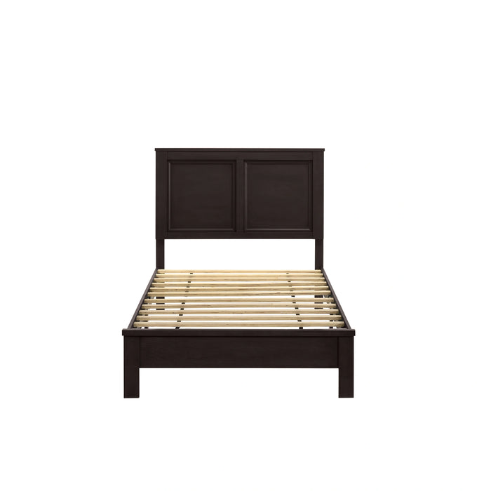 ARIES 4/6 F PANEL BED-HB/FB/RAILS-MERLOT