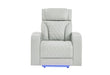 U8611 Blanche Power Recliner with Power Headrest and LED
