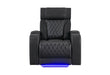 U8611 Blanche Power Recliner with Power Headrest and LED
