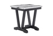 T1319 Blk/Wht End Table